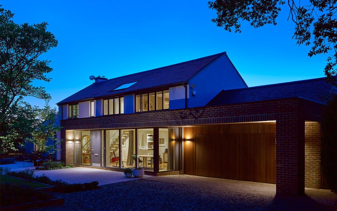 Newbury-Berkshire-architecture-for-exterior-home-remodel-and-night-lighting