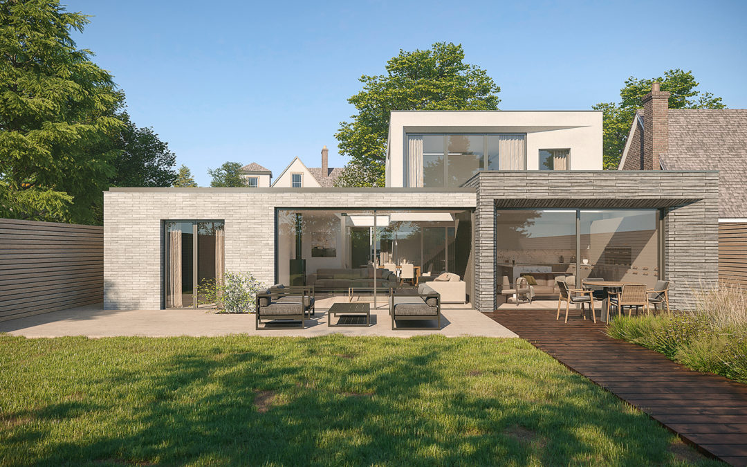 Contemporary home in a conservation area